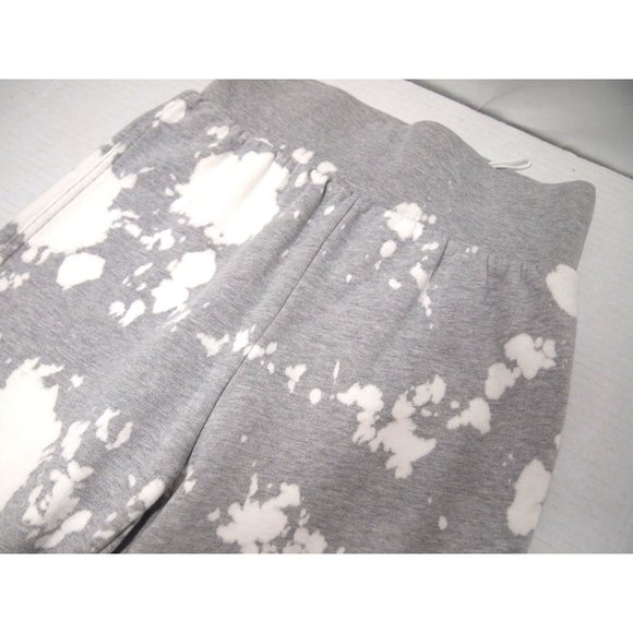 NWOT FRAME Womens Tie-Dye Biker Shorts XS Heather Grey Terry Knit High Rise - Picture 3 of 7